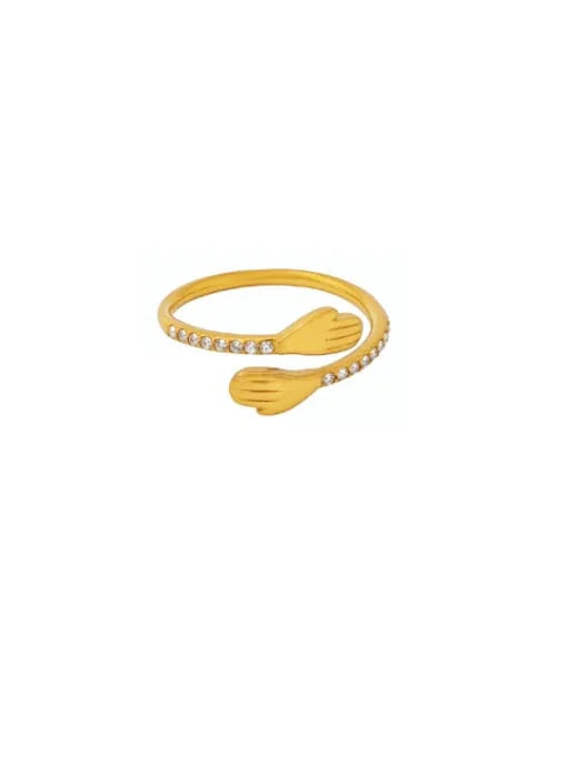 18K Gold Plated Hug Me Forever Ring - Wearluxe Jewelry