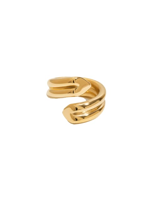 Aurora Bold Curve Open Band Ring - Wearluxe Jewelry