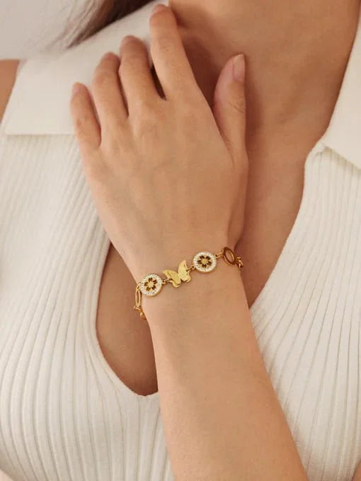 Butterfly Hip Hop Bracelet - Wearluxe Jewelry