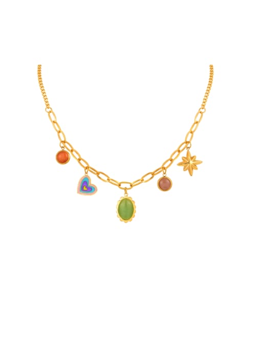 Celestial Charm Gemstone Necklace - Wearluxe Jewelry