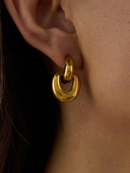 Chunky Golden Hoop Earrings - Wearluxe Jewelry