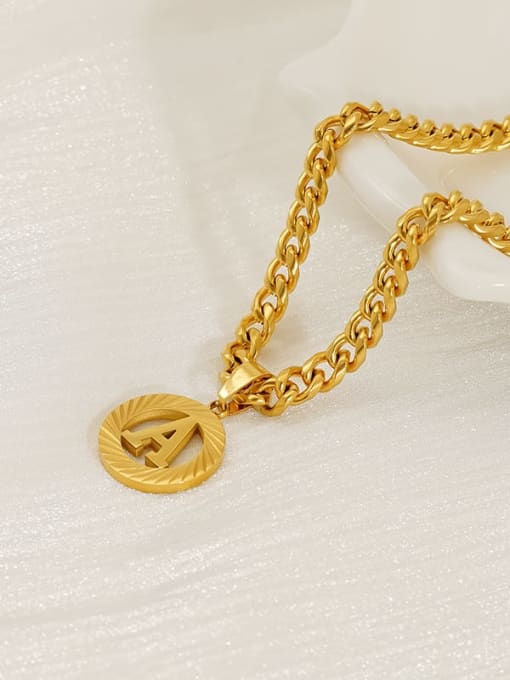 Custom Letter Cuban Chain Necklace - Wearluxe Jewelry