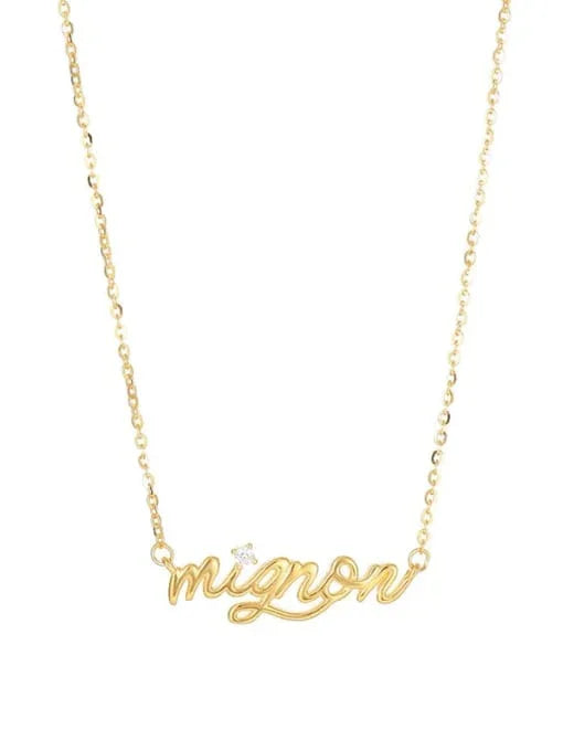 Customizable Script Name Necklace 18K Gold Coated - Wearluxe Jewelry