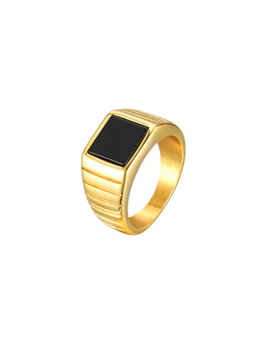 Elegant Square Black Onyx Ring - Wearluxe Jewelry