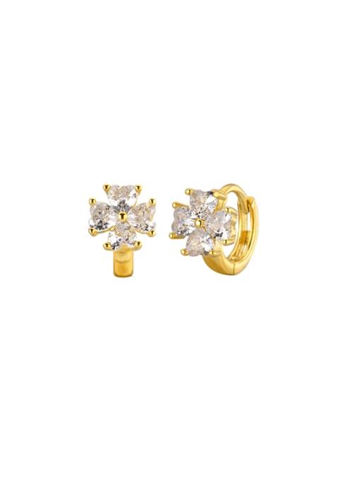 Flower Trend Huggie Earring - Wearluxe Jewelry