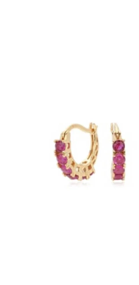 Gilded Grandeur Hoops: 18K Gold Plated - Wearluxe Jewelry