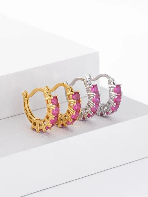 Gilded Grandeur Hoops: 18K Gold Plated - Wearluxe Jewelry