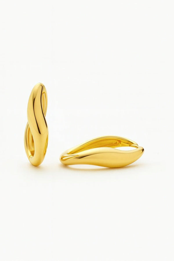 Gold Vermeil Hoop Earrings - Wearluxe Jewelry