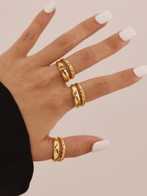 Gold Vermeil Stackable Ring - Wearluxe Jewelry