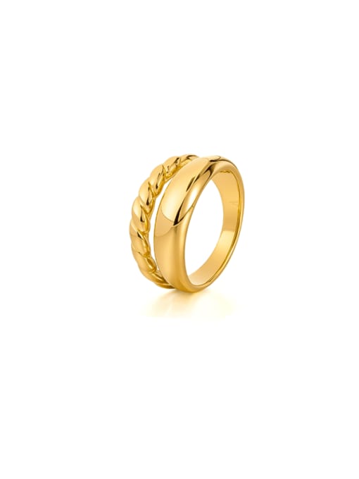 Gold Vermeil Stackable Ring - Wearluxe Jewelry