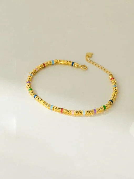 Golden Half - Baguette Chain Bracelet - Wearluxe Jewelry