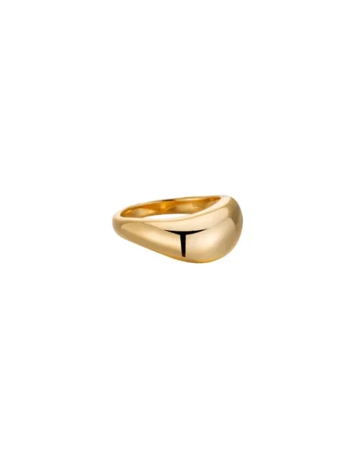 Golden Half Eternity Ring (18K Gold Coated) - Wearluxe Jewelry