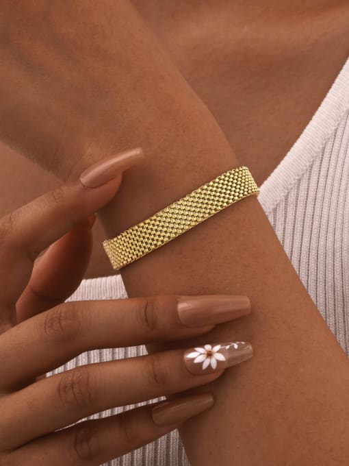 Golden Mesh Luxe Bracelet - Wearluxe Jewelry