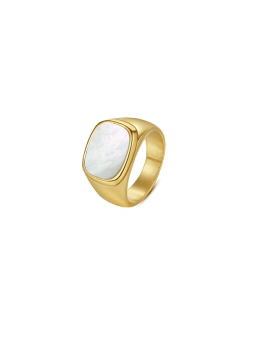 Ivory Stone Minimalist Ring - Wearluxe Jewelry