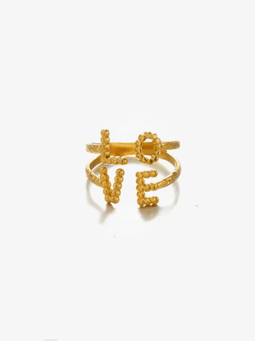 Love Letter Stackable Ring - Wearluxe Jewelry