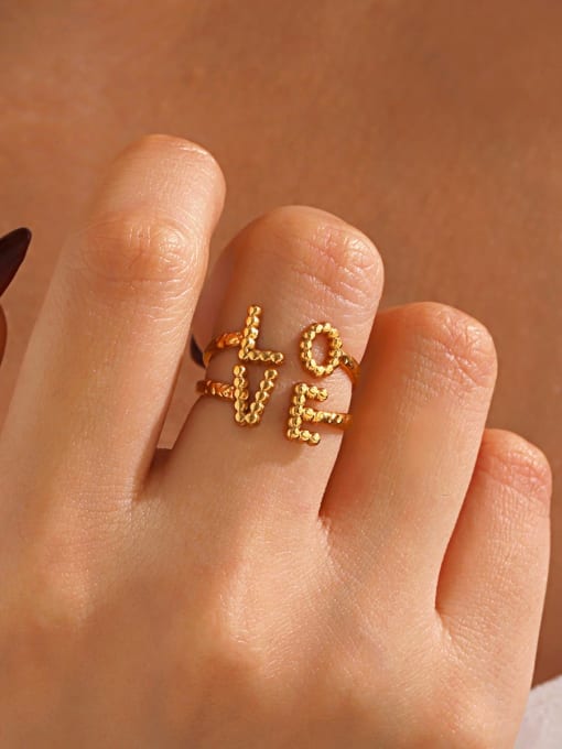 Love Letter Stackable Ring - Wearluxe Jewelry