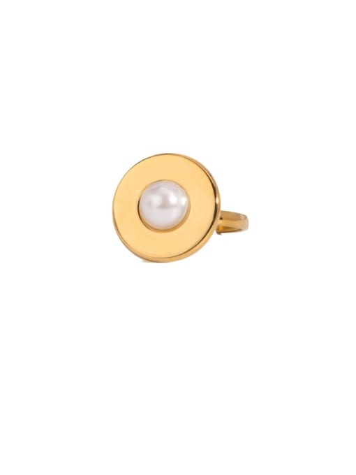 Luna Pearl Medallion Ring - Wearluxe Jewelry