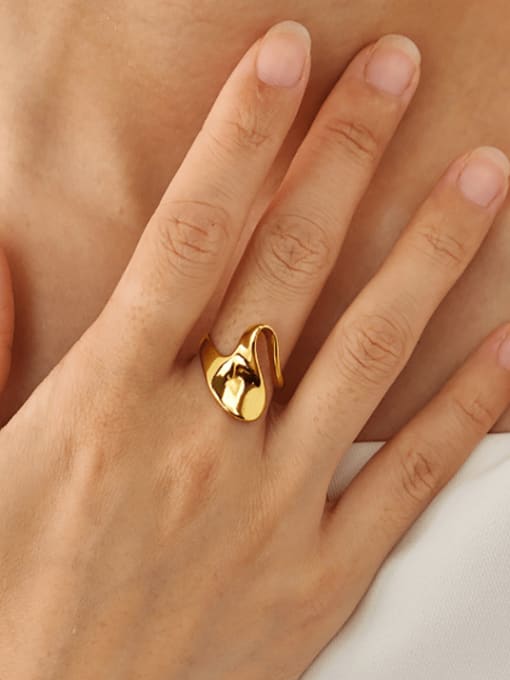 Organic Flow Irregular Dome Ring - Wearluxe Jewelry