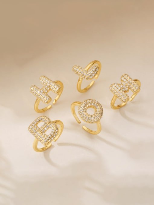 Personalized Initial Signature Ring - Wearluxe Jewelry
