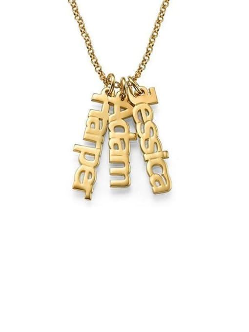 Personalized Vertical 3 Names Necklace - Wearluxe Jewelry
