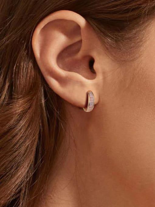 Radiant Baguette Hoops: 18K Gold Plated - Wearluxe Jewelry