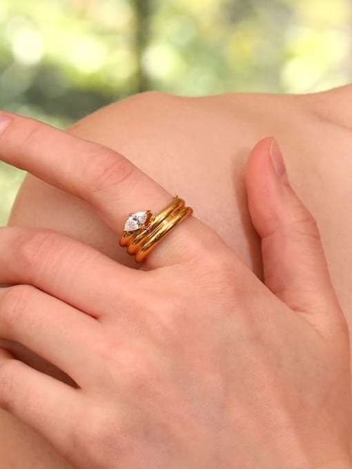 Stacked Radiance Solitaire Ring Set - Wearluxe Jewelry
