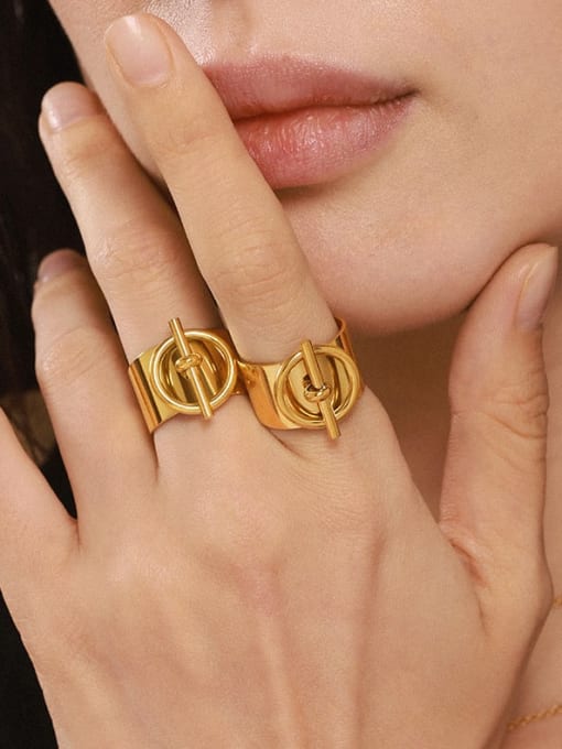 Toggle Loop Statement Ring - Wearluxe Jewelry