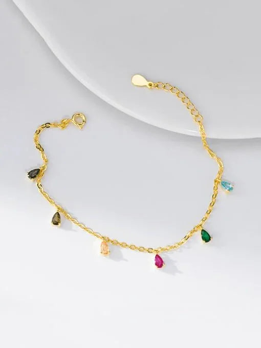 Water Drop Minimalist Link Bracelet - Wearluxe Jewelry