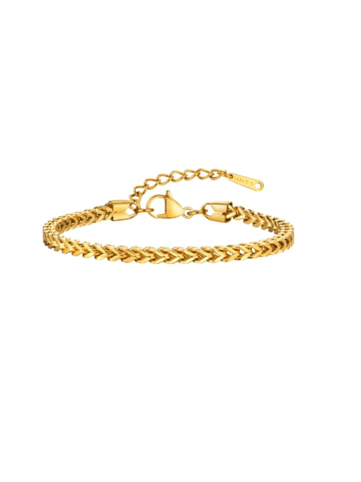 Woven Gold Vermeil Chain Bracelet - Wearluxe Jewelry